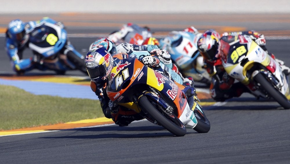 Binder, rondando durante el GP de Valencia