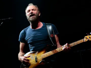 El cantante británico Sting El cantante británico Sting