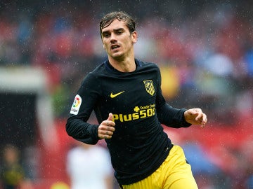 Griezmann, en un partido del Atlético de Madrid