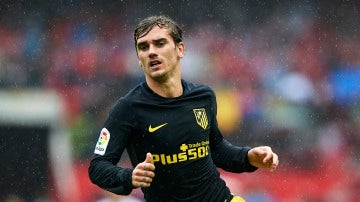 Griezmann, en un partido del Atlético de Madrid