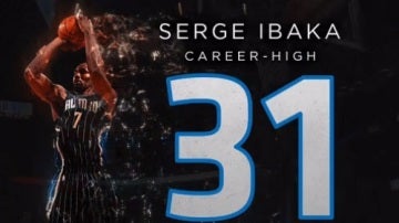 Serge Ibaka logra su récord anotador en la NBA