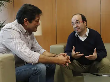 Javier Fernández y Miquel Iceta reunidos Javier Fernández y Miquel Iceta reunidos