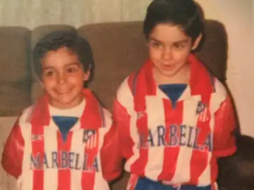 Los Carrasco, atléticos desde su infancia Los Carrasco, atléticos desde su infancia