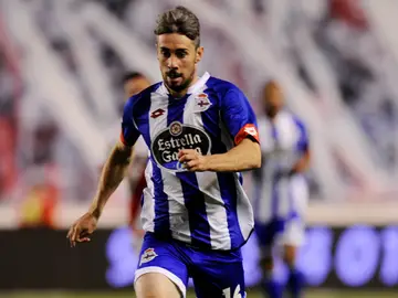 Luisinho, en un partido con el Deportivo de La Coruña Luisinho, en un partido con el Deportivo de La Coruña