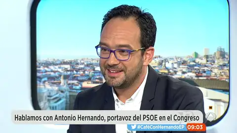 Hernando: "Me excedí cuando dije que abstenerse es una traición a los votantes, me critico a mí mismo" Hernando: "Me excedí cuando dije que abstenerse es una traición a los votantes, me critico a mí mismo"