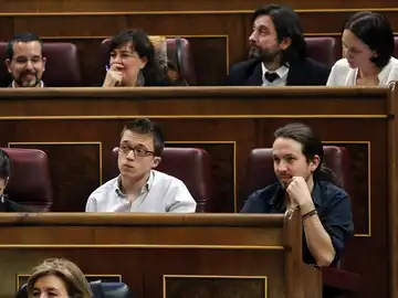 Los diputados de Unidos Podemos en el Congreso Los diputados de Unidos Podemos en el Congreso