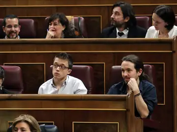 Los diputados de Unidos Podemos en el Congreso Los diputados de Unidos Podemos en el Congreso