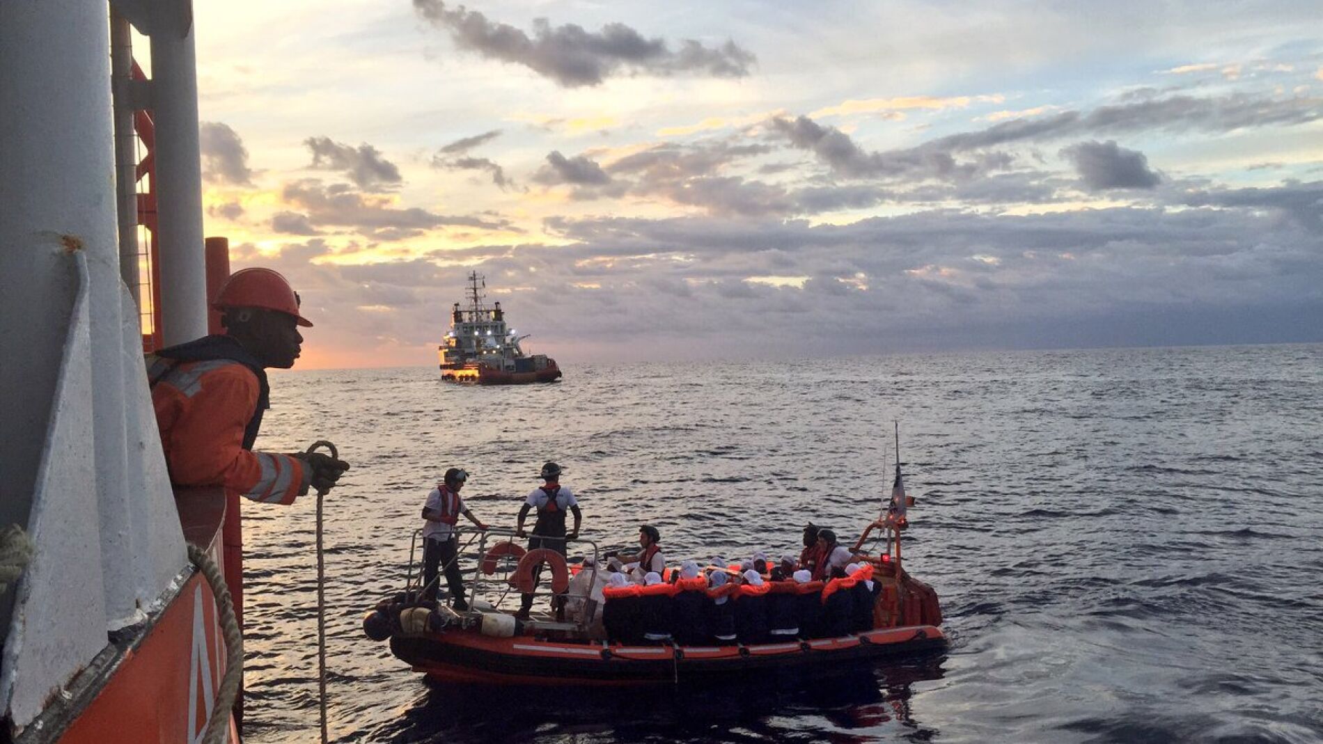 Rescate en el Mediterr&aacute;neo 