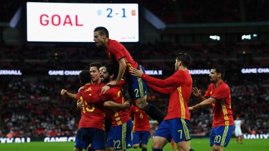 Isco rescata un empate para España en el 95' ante una gran Inglaterra en Wembley