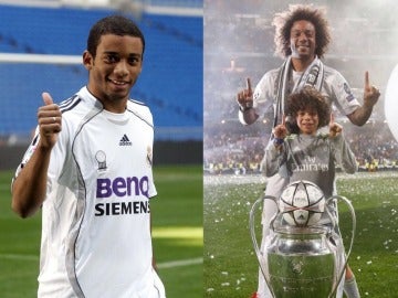 Marcelo celebra 10 años con el Real Madrid