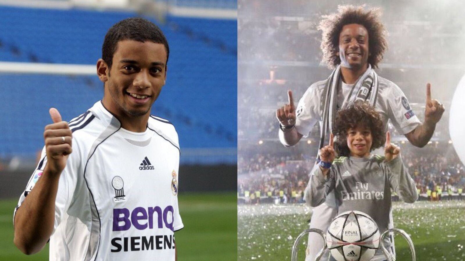 Marcelo cumple 10 años en el Real Madrid y el club le obsequia con varios regalos