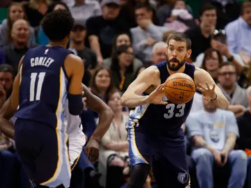 Marc Gasol, en acción ante Utah Jazz Marc Gasol, en acción ante Utah Jazz