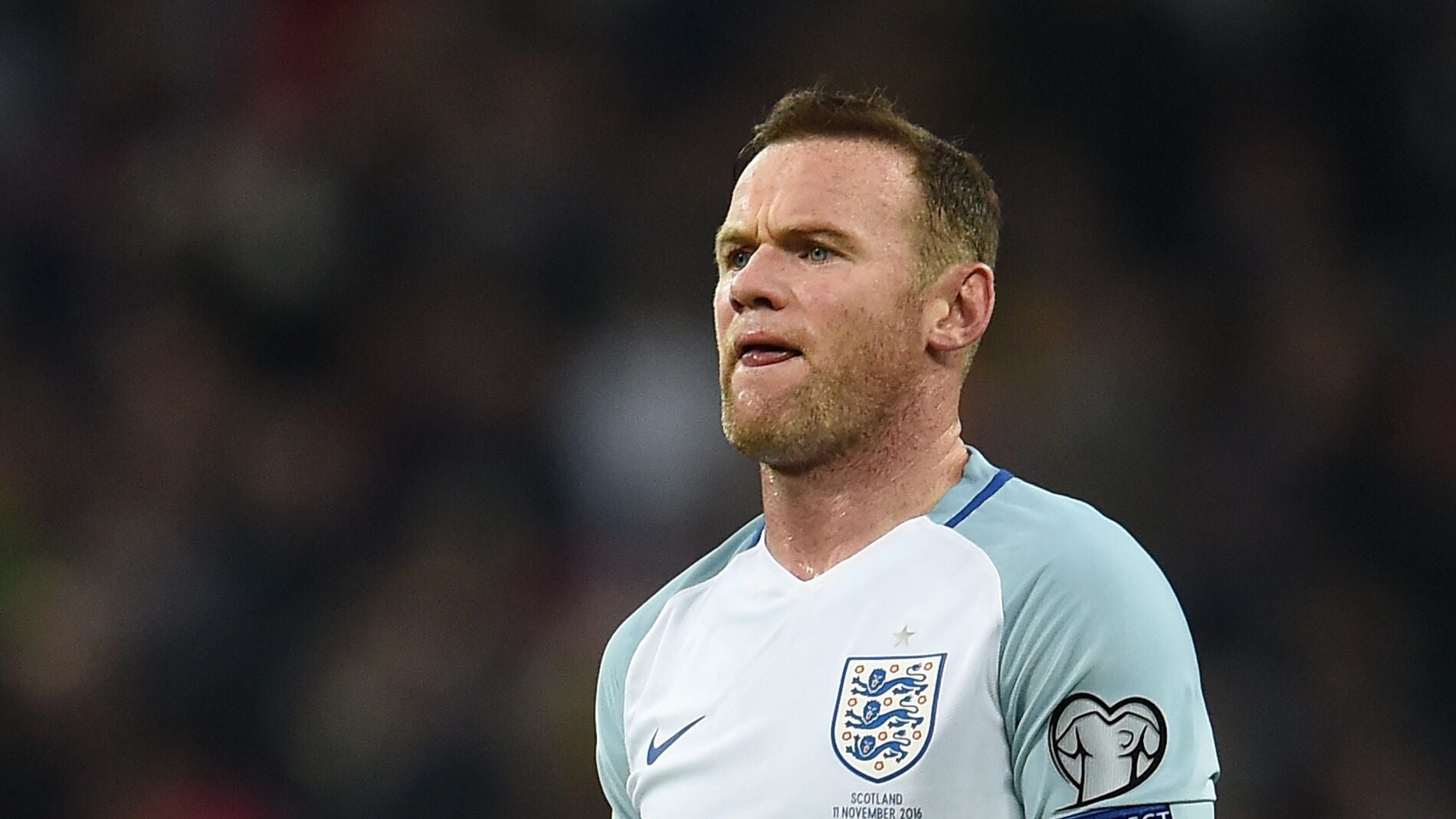 Wayne Rooney, en un partido con Inglaterra