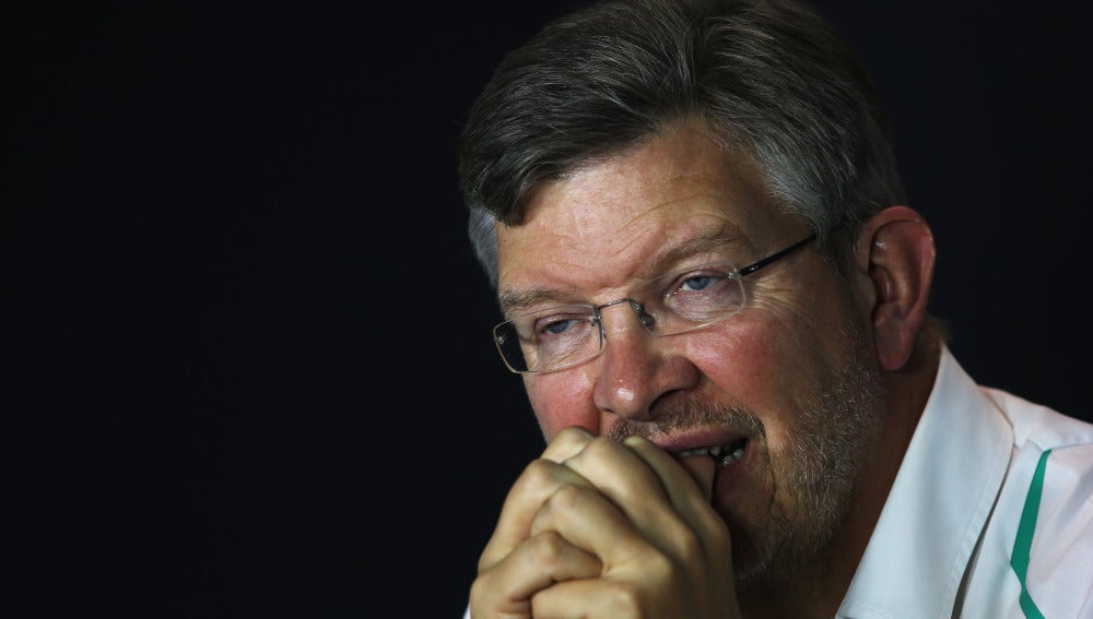 Ross Brawn, en su época en Mercedes