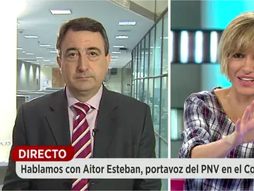 Aitor Esteban en Espejo Público Aitor Esteban en Espejo Público