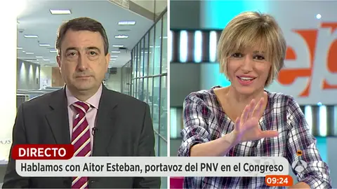 Aitor Esteban en Espejo Público Aitor Esteban en Espejo Público