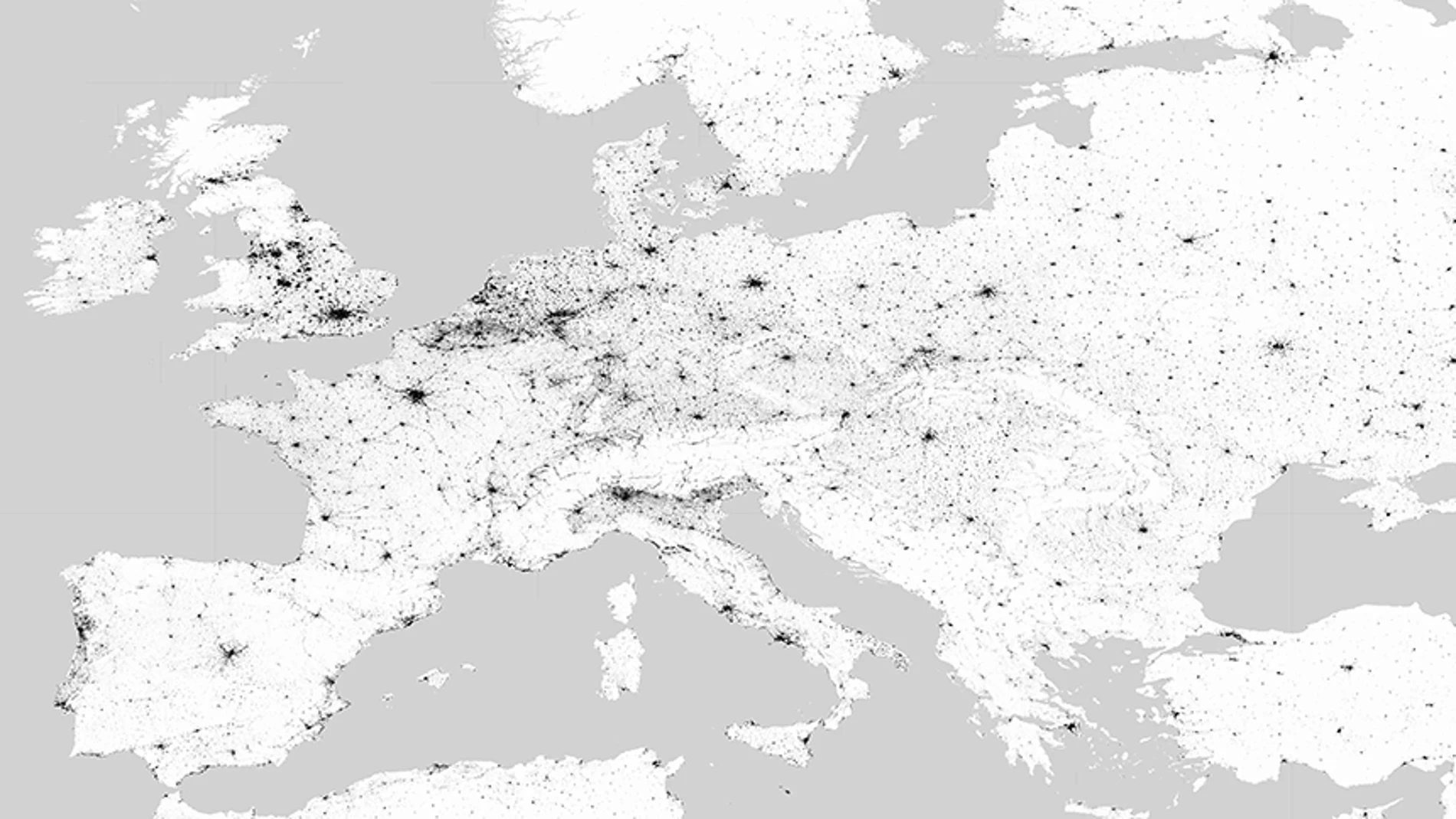 El mapa permite incluso ver los núcleos rurales El mapa permite incluso ver los núcleos rurales