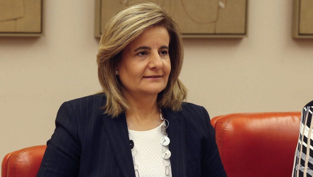 Fátima durante su comparecencia ante la Comisión del Pacto de Toledo