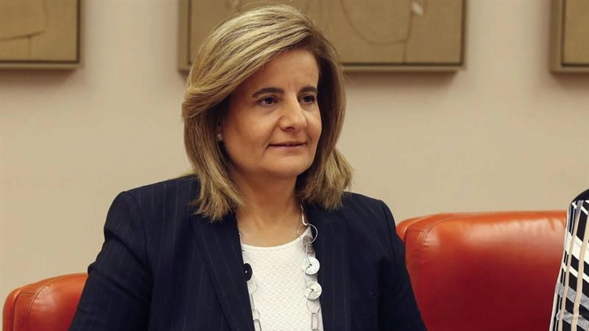 Fátima Báñez durante su comparecencia en la Comisión del Pacto de Toledo para informar sobre la situación del sistema de pensiones Fátima Báñez durante su comparecencia en la Comisión del Pacto de Toledo para informar sobre la situación del sistema de pensiones