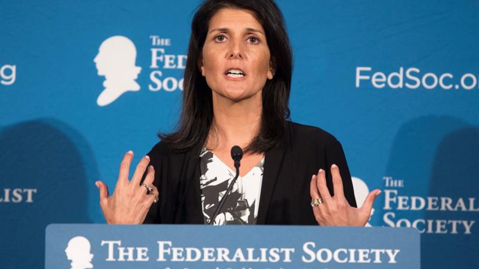 La gobernadora de Carolina del Sur, Nikki Haley