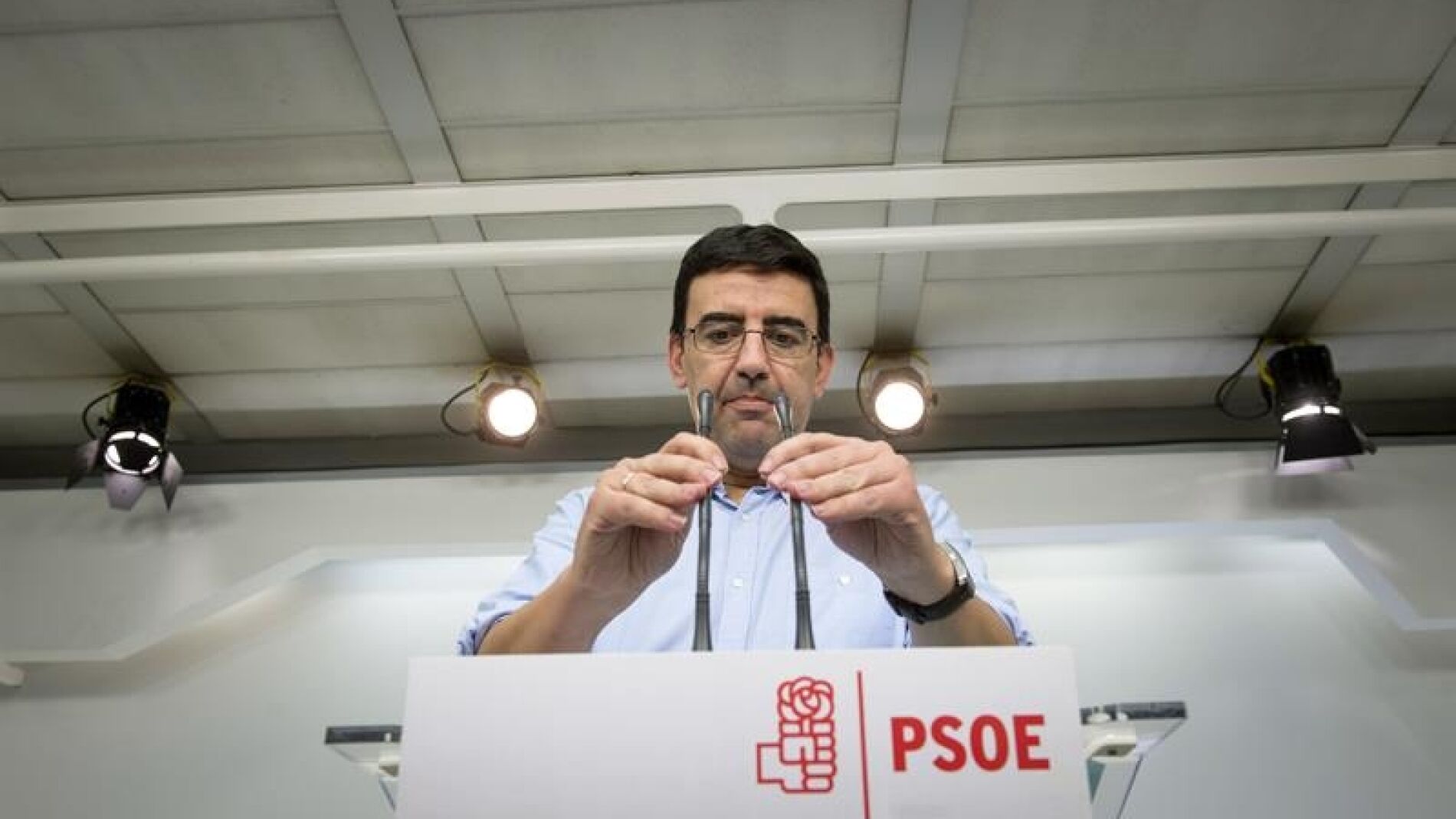 El portavoz de la Gestora del PSOE, Mario Jim&eacute;nez