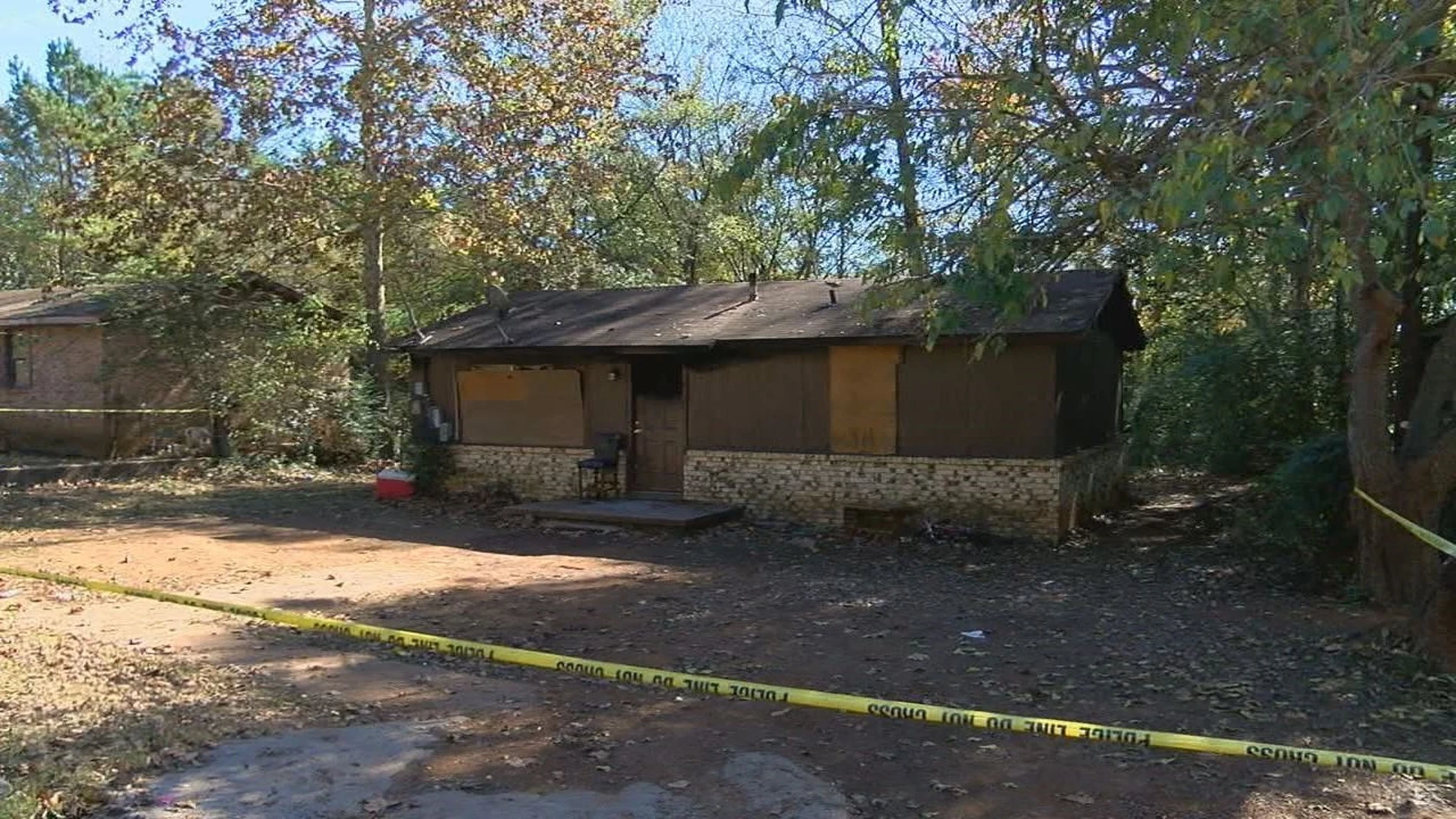 La vivienda afectada por el incendio La vivienda afectada por el incendio