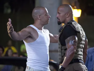 Vin Diesel y Dwayne Johnson Vin Diesel y Dwayne Johnson