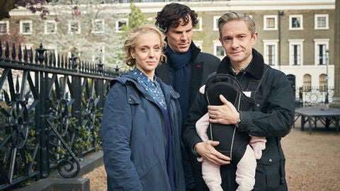 Los protagonistas de 'Sherlock'