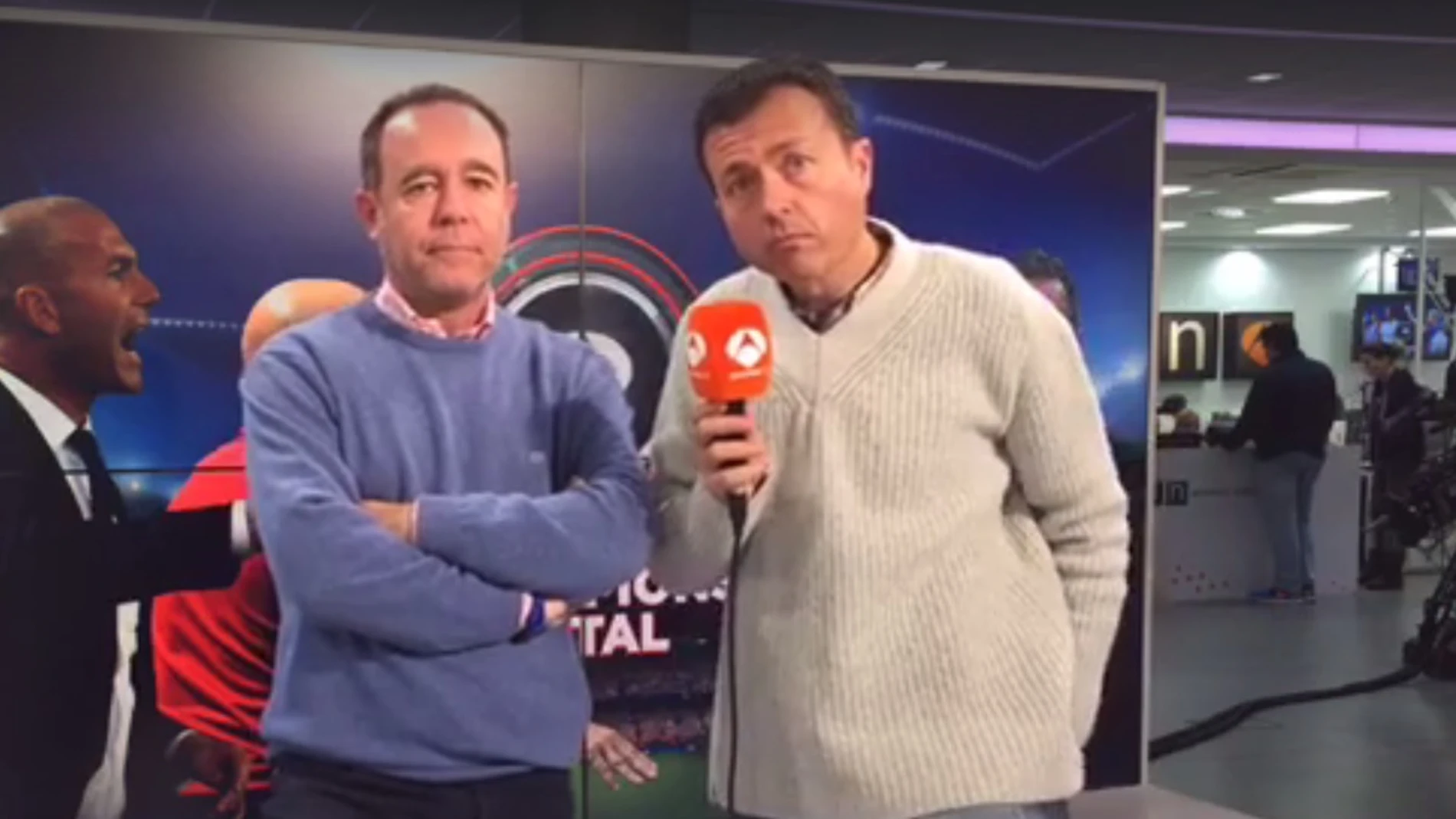 Manu Sánchez y Juan Antonio Paredero