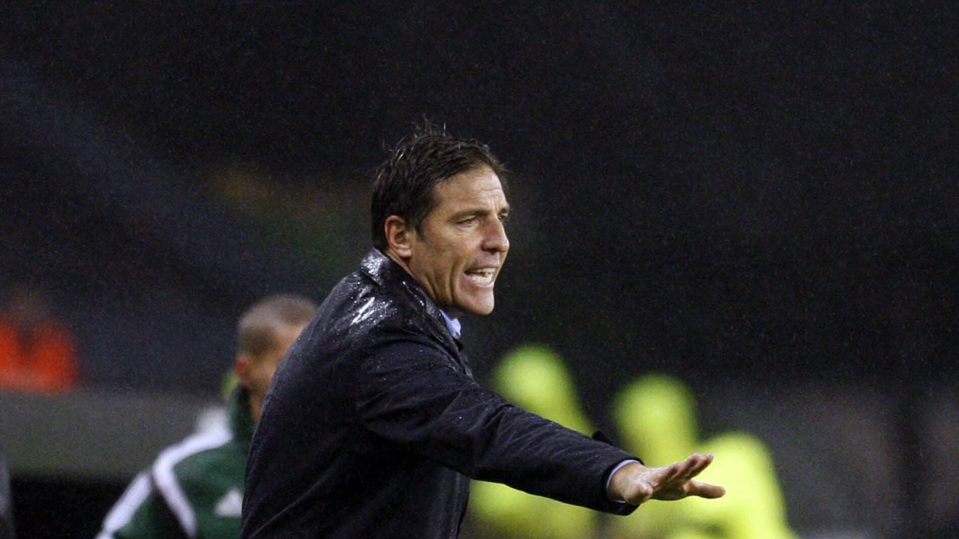 Berizzo, durante un partido de Europa League