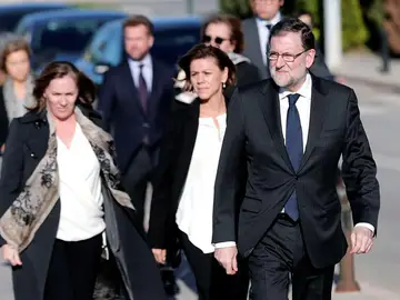 Rajoy, en el funeral de Rita Barberá Rajoy, en el funeral de Rita Barberá