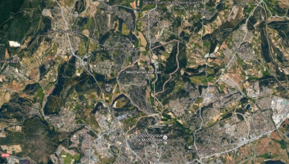Región francesa de Montferrier-sur-Lez, donde ha tenido lugar el ataque