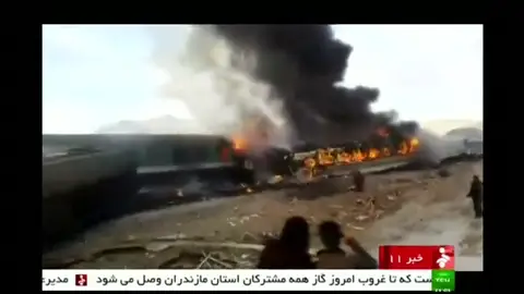 Frame 1.754445 de: Al menos 40 muertos y más de 100 heridos en un choque entre trenes de pasajeros en Irán Frame 1.754445 de: Al menos 40 muertos y más de 100 heridos en un choque entre trenes de pasajeros en Irán