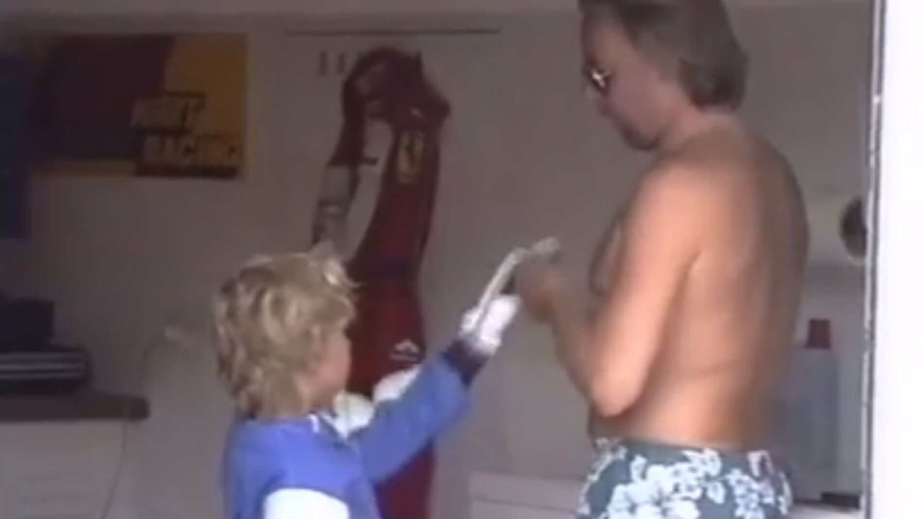 Nico Rosberg, junto a su padre, Keke Rosberg