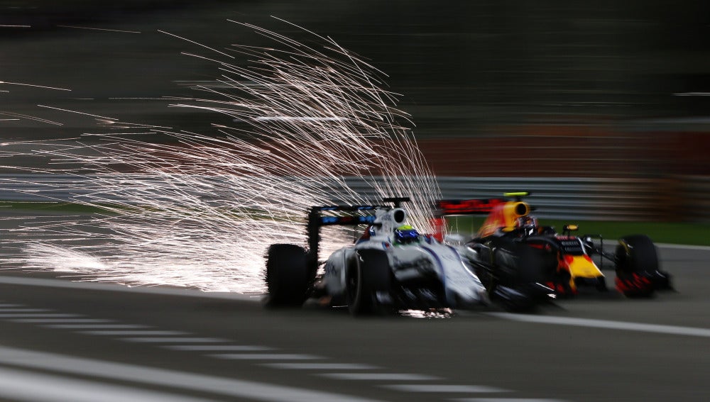 Massa y Ricciardo, echando chispas en Bar&eacute;in