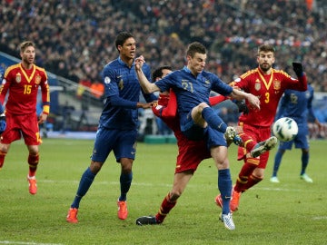 Partido entre España y Francia en el Stade de France