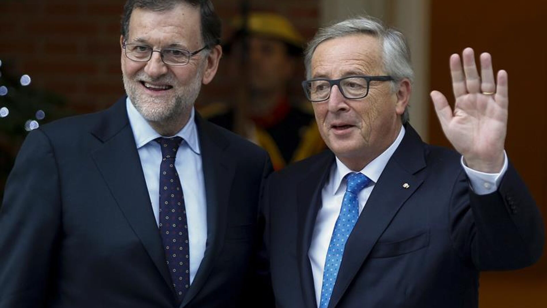 Mariano Rajoy junto a Jean Claude Juncker 