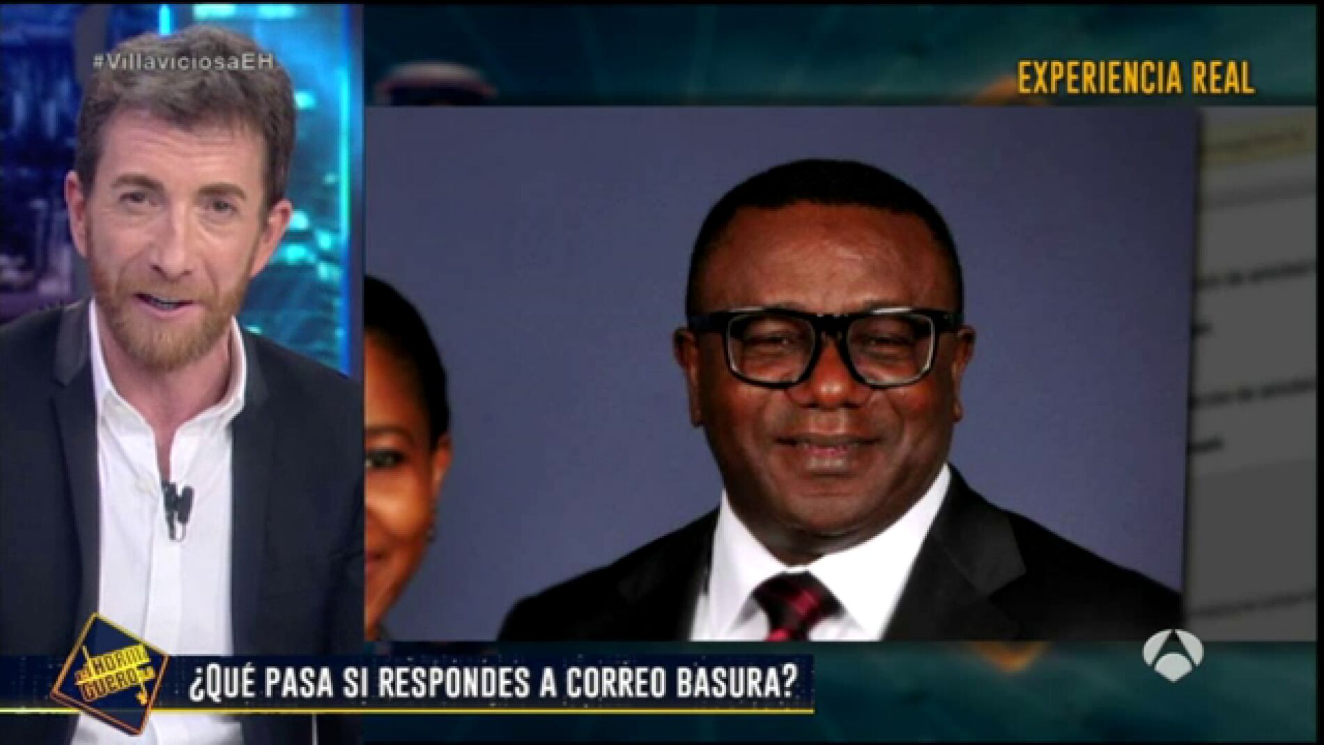 Frame 126.282049 de: Pablo Motos comprueba qu&Atilde;&copy; ocurre si contestas a un correo basura