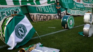 El homenaje del estadio del Chapecoense tras la tragedia a&eacute;rea