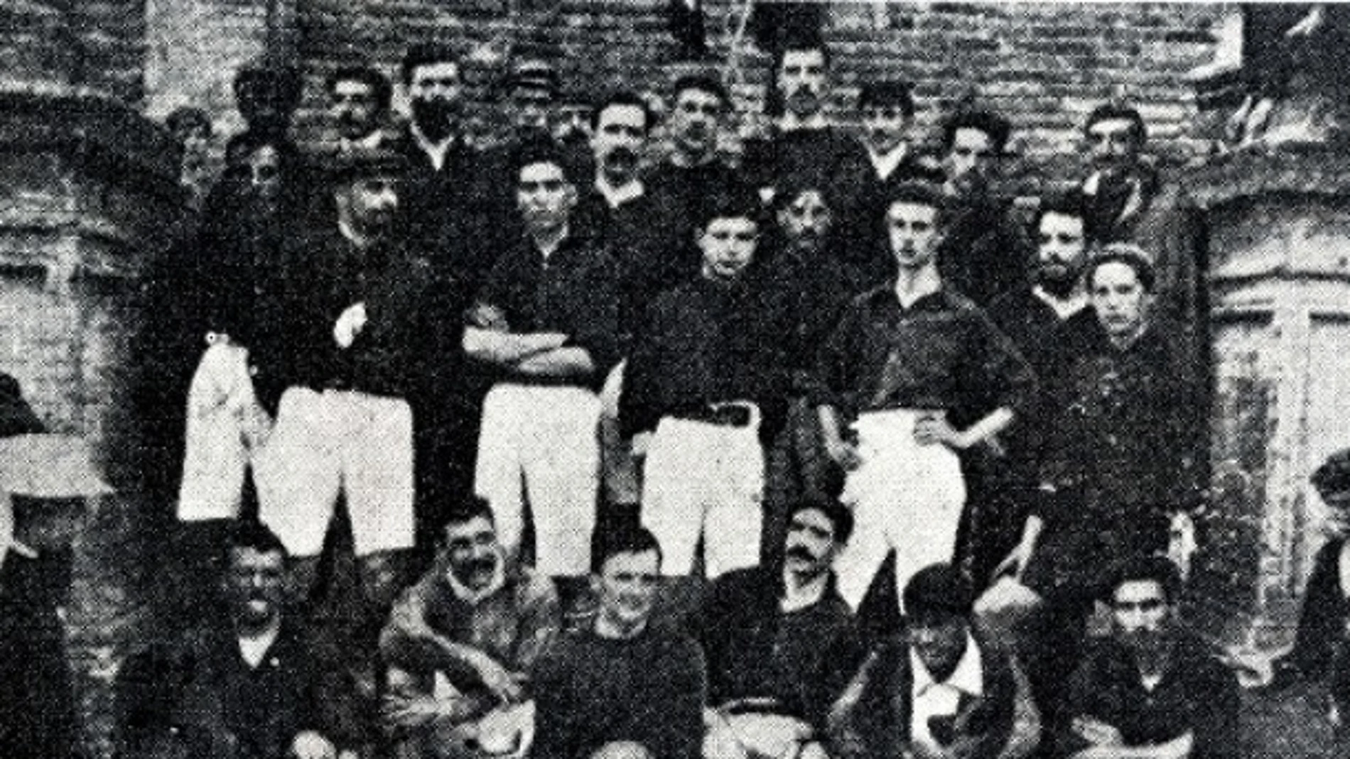 Imagen del Barcelona en el primer Clásico de la historia Imagen del Barcelona en el primer Clásico de la historia