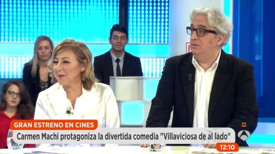 Carmen Machi y Leo Harlem presentan en Espejo Público su nueva película 'Villaviciosa de al lado'