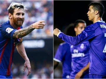 Leo Messi y Cristiano Ronaldo