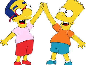 Milhouse y Bart Milhouse y Bart