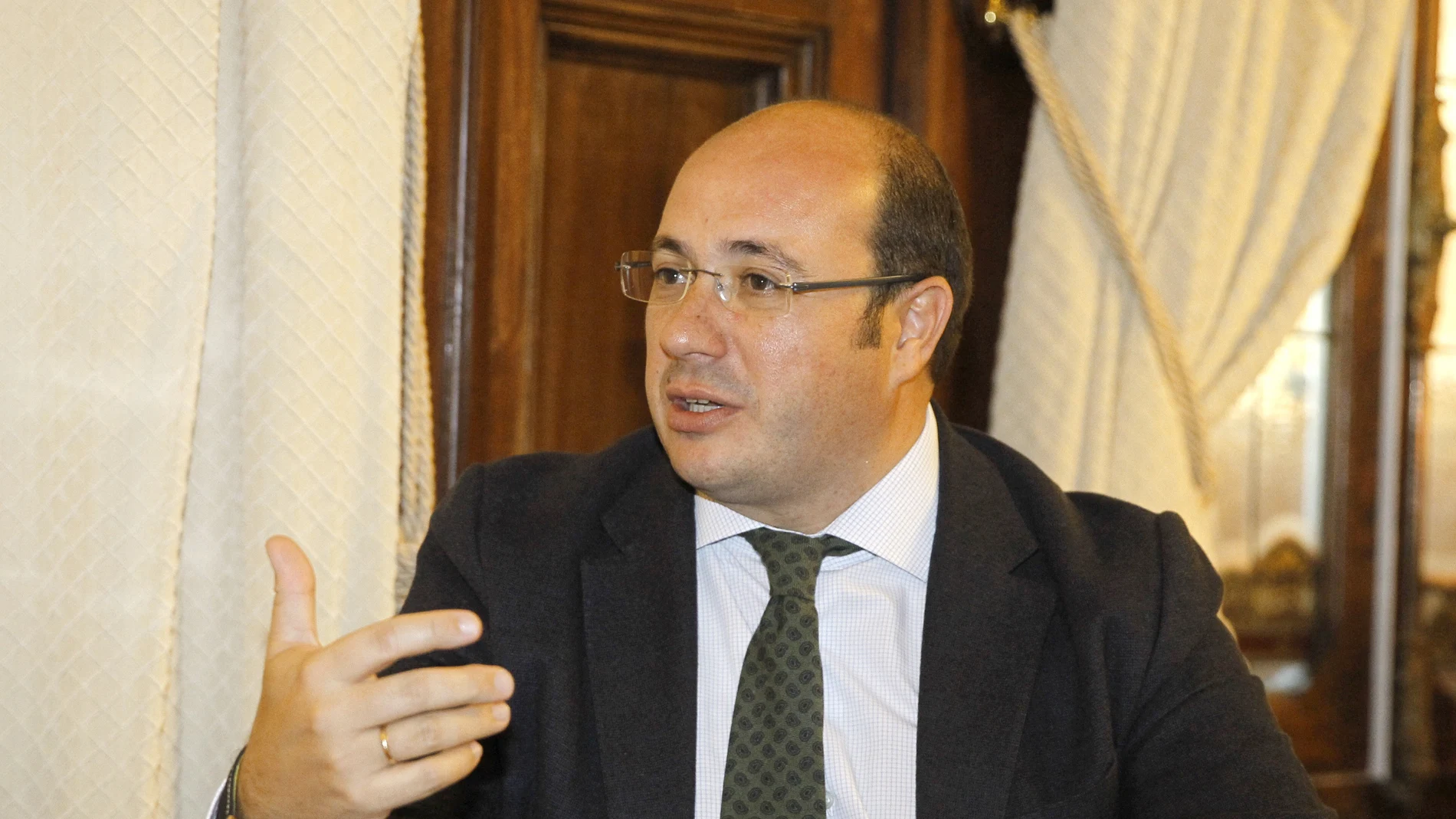 El presidente de Murcia, Pedro Antonio Sánchez El presidente de Murcia, Pedro Antonio Sánchez