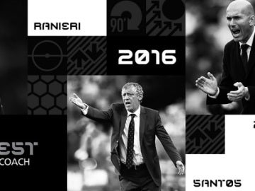 Ranieri, Santos y Zidane, finalistas de 'The Best'