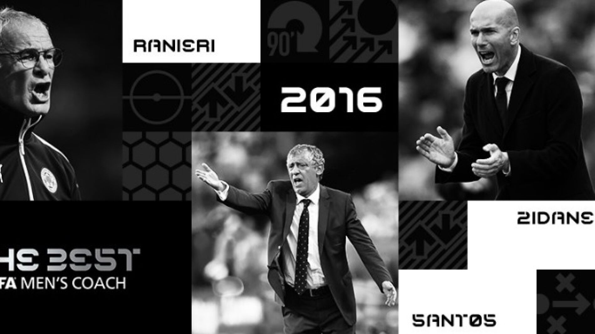 Ranieri, Santos y Zidane, finalistas de 'The Best'