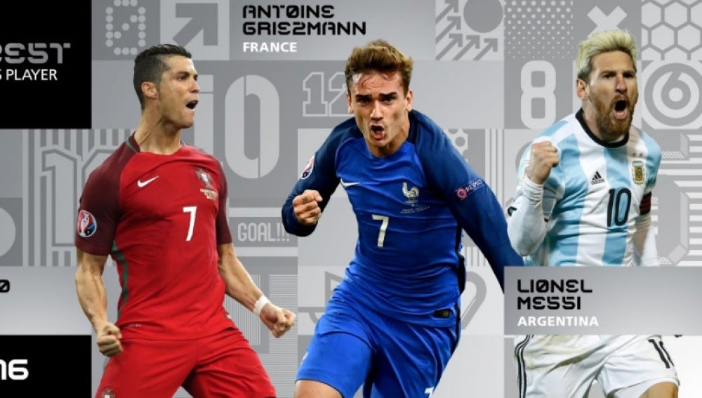 Cristiano, Griezmann y Messi, finalistas de 'The Best'
