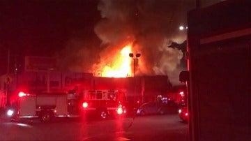 Incendio durante una fiesta en California