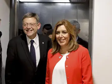 Ximo Puig y Susana Díaz Ximo Puig y Susana Díaz