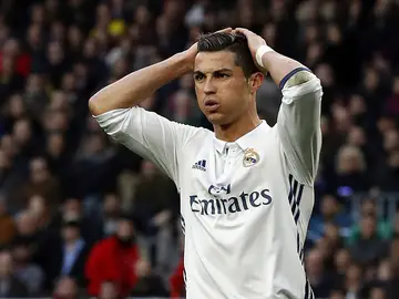 Cristiano Ronaldo se lamenta tras una jugada Cristiano Ronaldo se lamenta tras una jugada